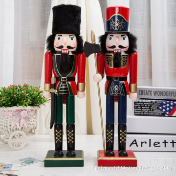 Wholesale Fashionable wooden table top use /hanging cute nutcracke soldier for home decorate